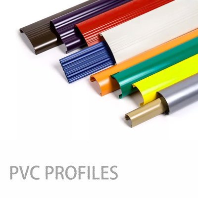 PVC Transmission Cables Customized Plastic Profiles Rigid And Soft PVC Window Door Profiles