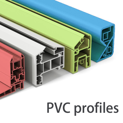 Custom Made High Gloss And Bright Profile Rigid PVC Window Door Profiles Decorative Parts