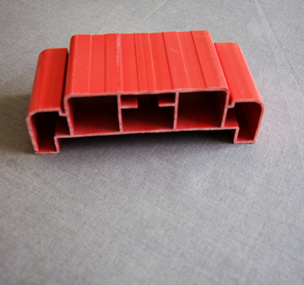 Customized Plastic Frame PVC Extrusion Profiles Rigid Material For Cashier Border