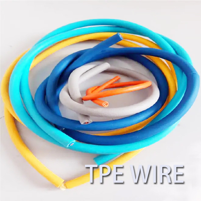 Flame Retardant TPE Flexible Plastic Pipe Thermoplastic Insulated Wire Halogen Free