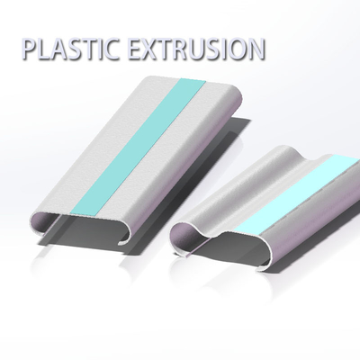 Custom PVC Co Extrusion Profiles Handrail For Kindergarten Nursing