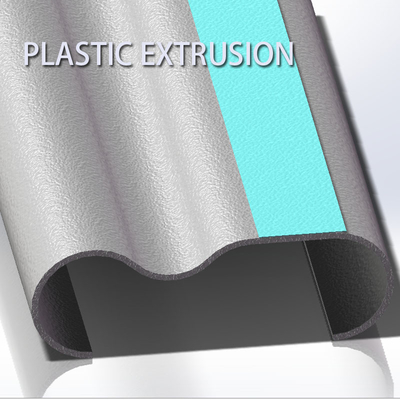 Custom PVC Co Extrusion Profiles Handrail For Kindergarten Nursing