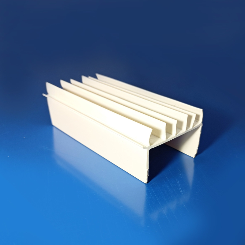 White Vinyl Slide On Door Bottom Or Door Sweep For Exterior