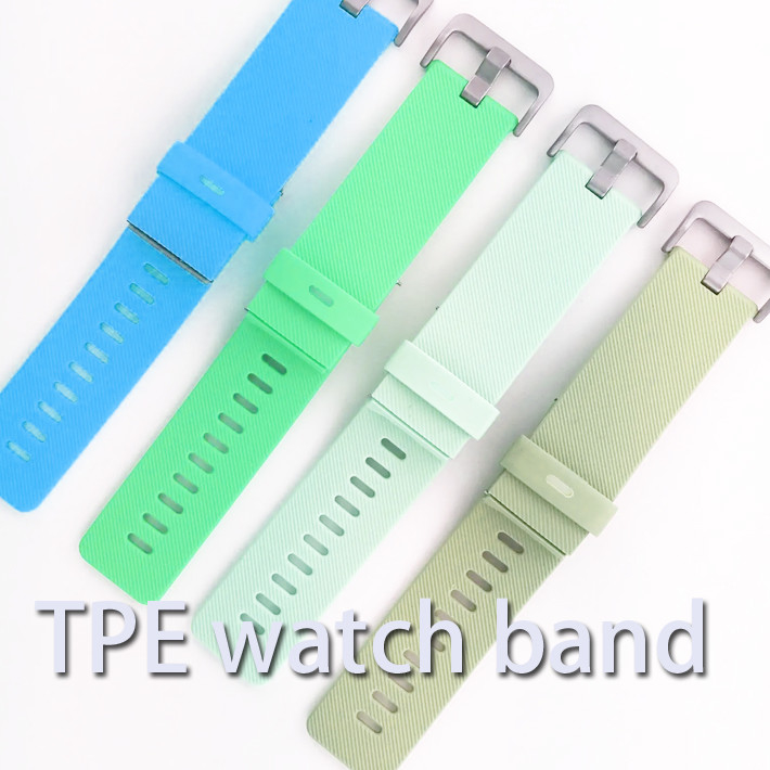 OEM Colorful TPU Watch Band Strap Anti Yellow Thermoplastic Elastomers