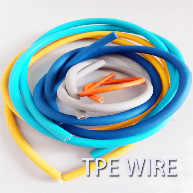 Flame Retardant TPE Flexible Plastic Pipe Thermoplastic Insulated Wire Halogen Free