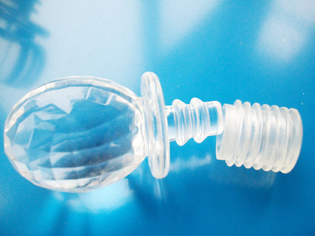Plexiglass Plastic Injection Parts Transparent Injection Moulding Bottle Caps